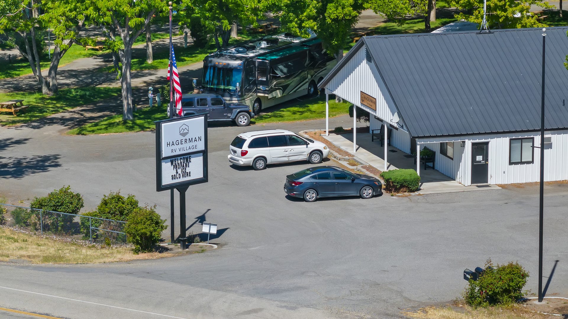 Aerial Main Building